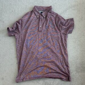 1901 Men's Polo Shirt - Purple and Brown